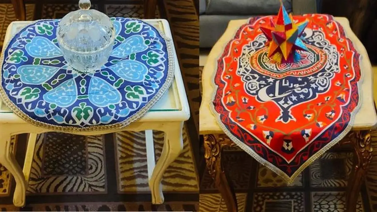 أسعار منخفضة.. تزيين المنزل بالخيامية ومفارش رمضان 2026